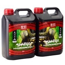 Nawóz Shogun Fertilisers Samurai Hydro Grow Hard Water 2x5L (A&B) - na wzrost do hydroponiki | Woda twarda