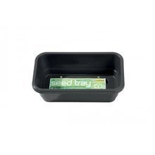 Taca uprawowa Garland czarna z otworami 17x10xh5cm