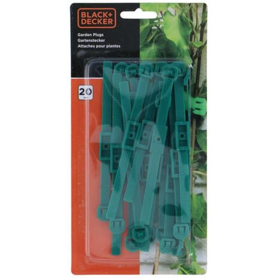 Black & Decker Garden plugs - opaski zaciskowe do roślin 20 szt