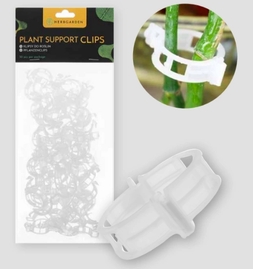 Herbgarden Plant Support Clips - klipsy ogrodnicze do roślin 50szt