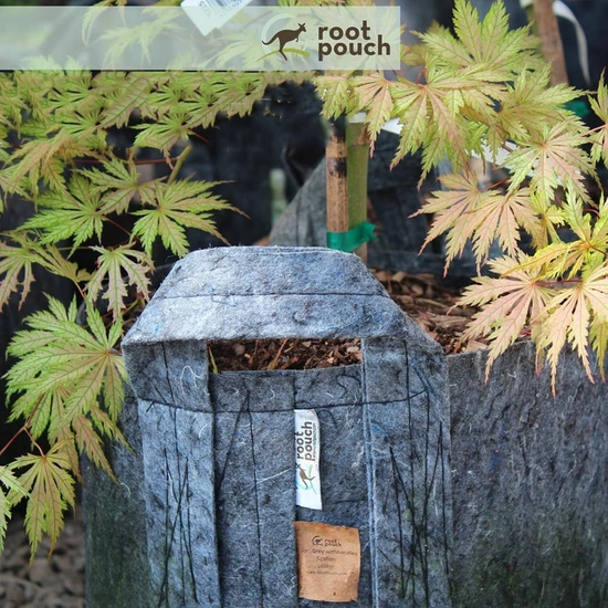 Growbag Root Pouch doniczka materiałowa 40x30cm 39L z uchwytem szara