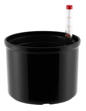 ZESTAW DO HYDROPONIKI LENI DONICZKA CORONA czarna  11/9 + WKŁAD + WSKAŹNIK H9