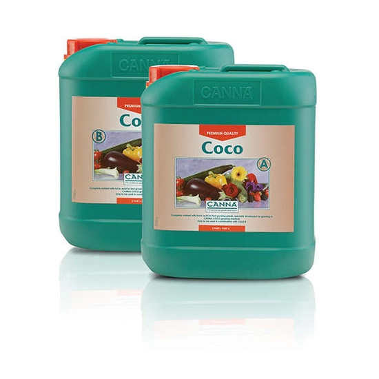 Nawóz Canna Coco A/B 2x 5L - odżywka bazowa do uprawy w kokosie