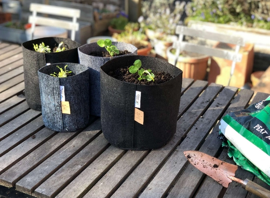 Growbag Root Pouch doniczka materiałowa 35x30cm 30L z uchwytem czarna 350 szt