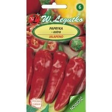 Papryka ostra  - Capsicum annumm -  Jalapeno czerwona Nasiona 0,50g