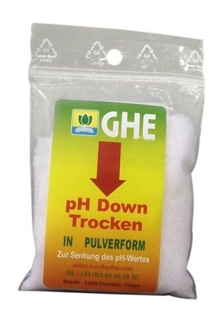 GHE Terra Aquatica pH down powder 25 g - regulator pH