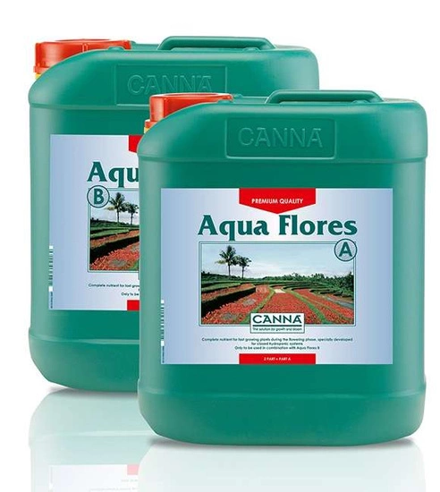 Nawóz Canna Aqua Flores 2x5L - na kwitnienie do uprawy hydroponicznej