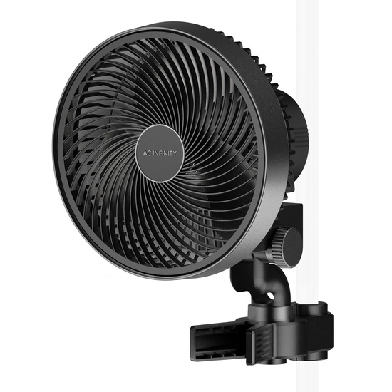 AC Infinity Cloudray S6 Oscillating Clip Fan 12W 10-speed fi 160mm - wentylator mieszający z klipsem