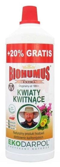 BIOHUMUS ROŚLINY EXTRA KWITNĄCE 1L +20%