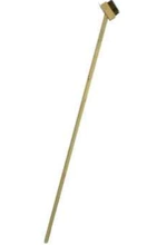 Drewniana szczotka do czyszczenia chodników / czyścik kostki brukowej