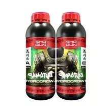Nawóz Shogun Fertilisers Samurai Hydro Grow Hard Water 2x1L (A&B) - na wzrost do hydroponiki | Woda twarda