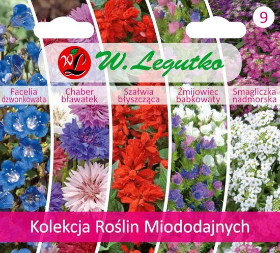 Nasiona Roślin miododajnych - 5 odmian 1,9g