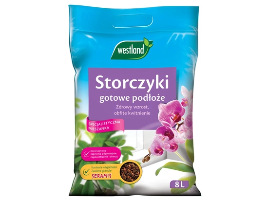 Westland Podłoże ziemia do storczyków 8L z dodatkiem Seramis