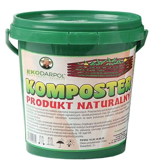 EkoDarpol Komposter produkt naturalny 3 L