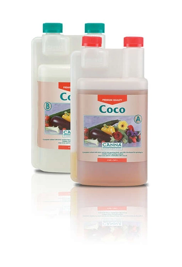 Nawóz Canna Coco A/B 2x 1L - odżywka bazowa do uprawy w kokosie
