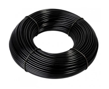 Wąż doprowadzający, czarny 8mm 100m cała rolka