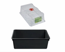 Garland Propagator dla roślin głęboki bez otworów 37,5 x 23 x h24,5 cm