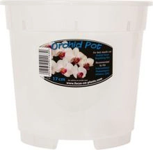 Doniczka okrągła przezroczysta do Orchidei Growth Technology 17cm