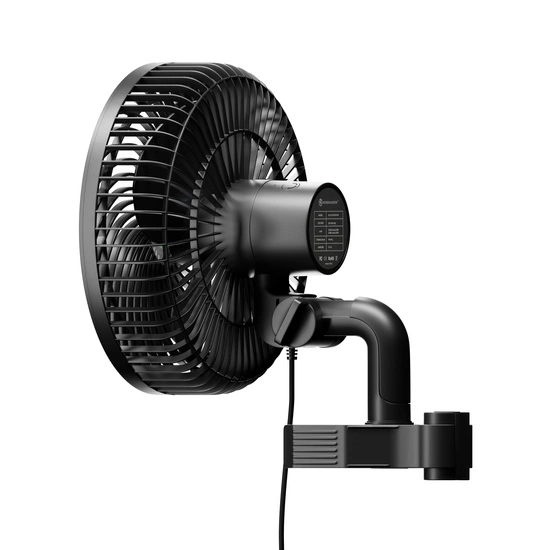 Herbgarden Oscillating Clip Fan 10W 3-speed fi 150mm - wentylator mieszający z klipsem