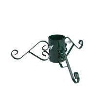 Stojak pod choinkę metalowy powlekany zielony 10cm Garland