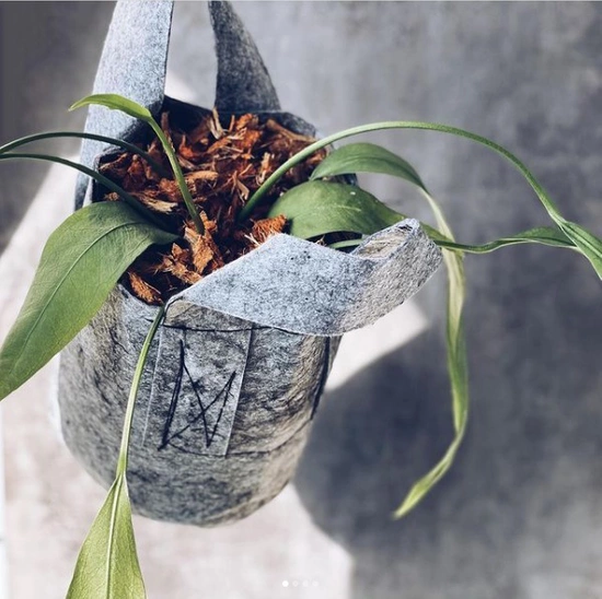 Growbag Root Pouch doniczka materiałowa 25,5x21,5cm 12L szara 750 szt