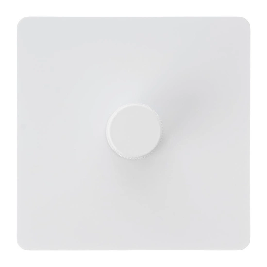 VERTICANA® WALL DIMMER 1-WAY WHITE - biały ściemniacz ścienny, pojedynczy