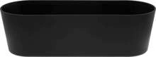 LENI Doniczka na parapet podłużna Flori 27x10x8 cm czarna