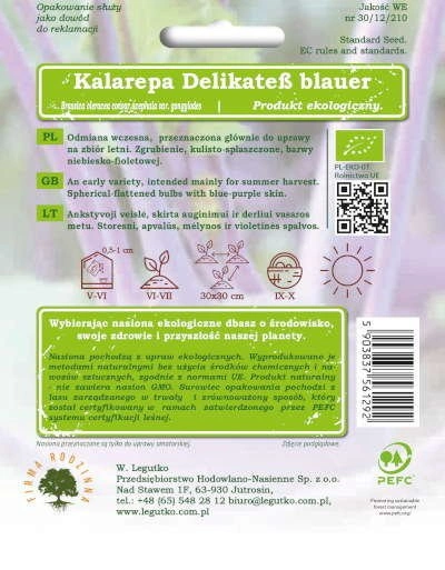 BIO Nasiona kalarepy 1g