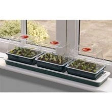 Propagator podgrzewany Garland TRIPLE TOP - 3 szklarenki wentylowane 76x18,5x20,5cm