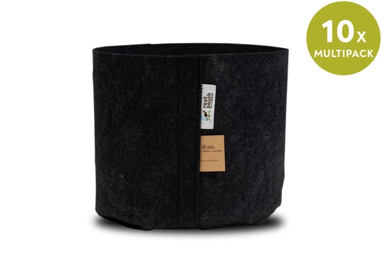 Multipack Root Pouch doniczka materiałowa 28x26cm 16L czarna 10 szt