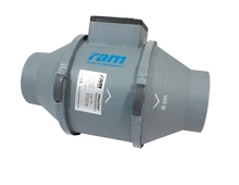 Wentylator RAM Mixed-Flow 200mm z regulacją mocy i temperatury 840m3/h