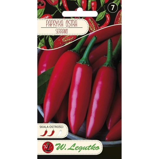 Papryka Capsicum annuum Serrano czerwona 0.15g