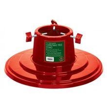 Stojak pod choinkę plastikowy czerwony 12,5cm Garland