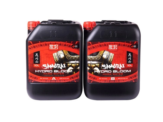 Nawóz Shogun Fertilisers Samurai Hydro Bloom Hard Water 2x10L (A&B) - na kwitnienie do hydroponiki | Woda twarda