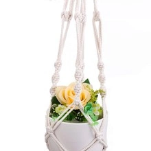 Kwietnik wiszący 105cm makrama mph1