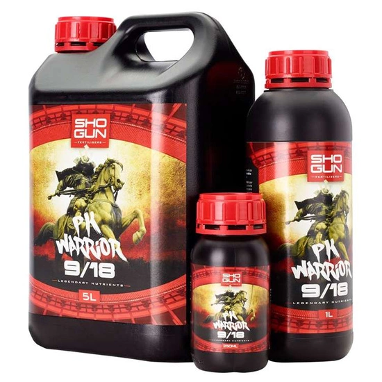 Nawóz Shogun Fertilisers PK Warrior 9/18 1l - zwiększa rozmiar oraz wagę owoców i kwiatów