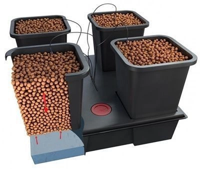 System hydroponiczny WILMA XL 8 x 11L 90x90xh20cm