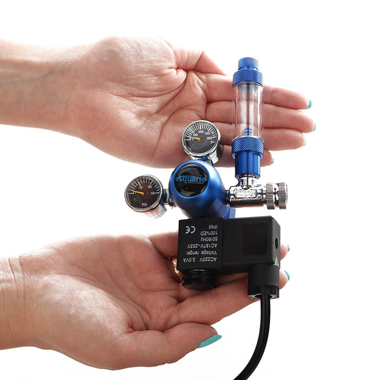 Reduktor Aquario Blue Professional z elektrozaworem